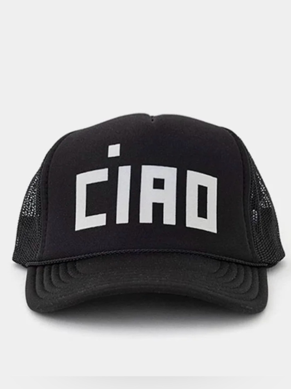 🤍New Clare V. Ciao Trucker Hat in Black